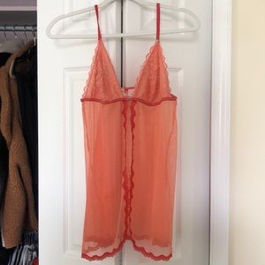 Victoria’s Secret sheer mesh lace babydoll large